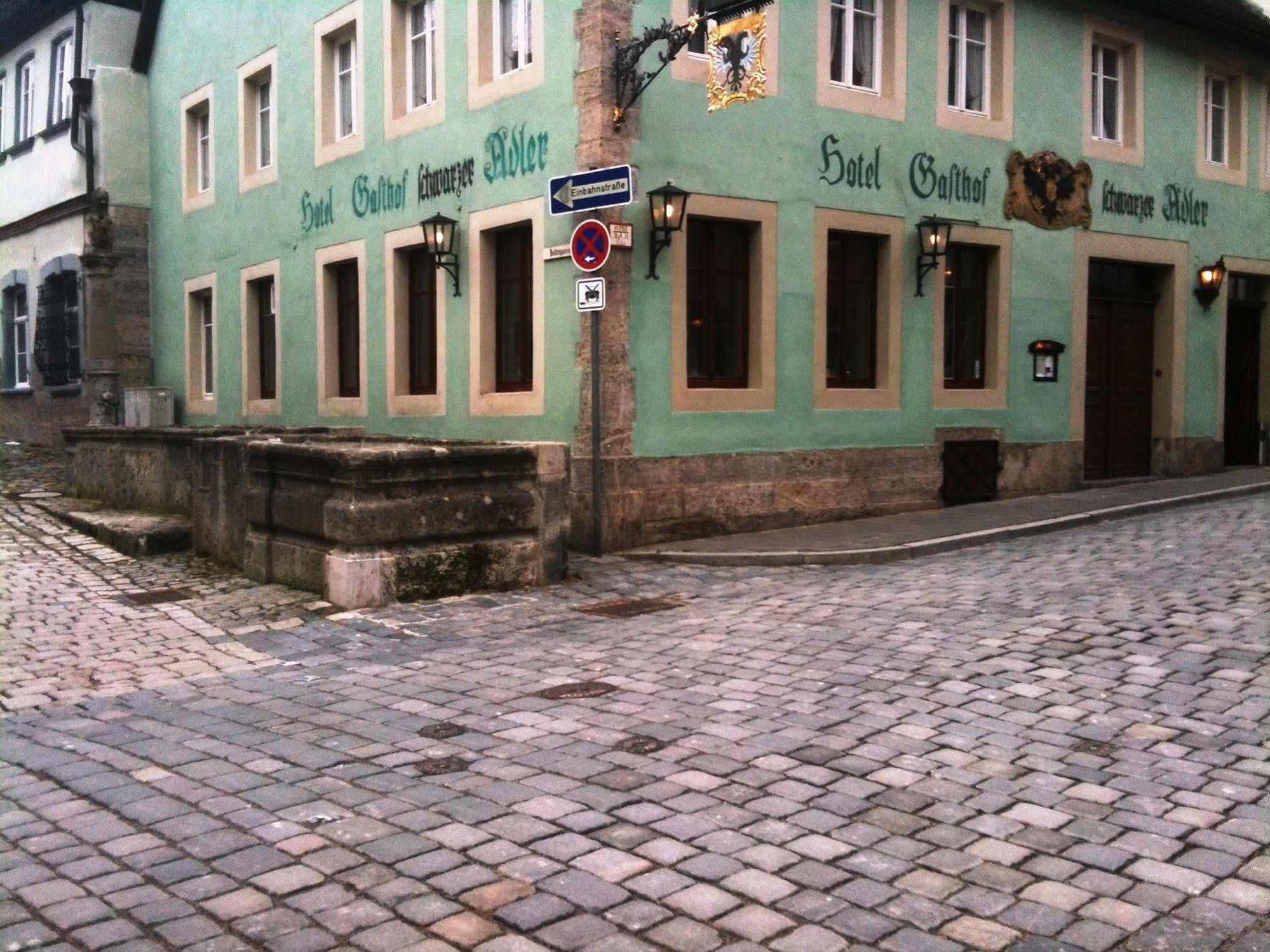 Hotel Schwarzer Adler Rothenburg ob der Tauber Exterior photo