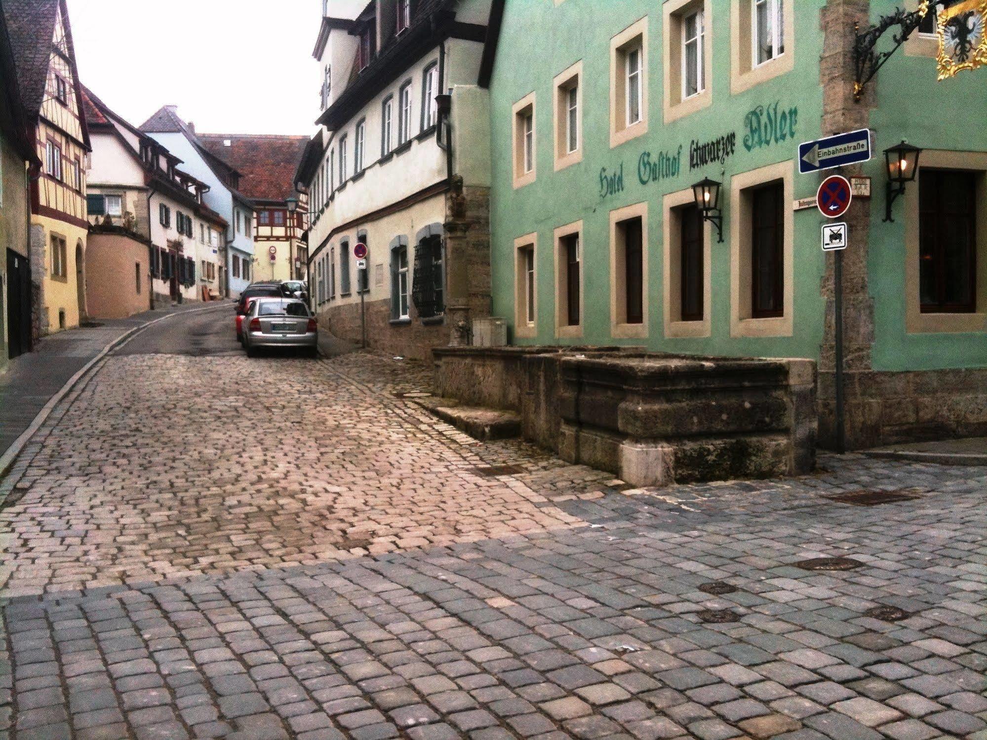 Hotel Schwarzer Adler Rothenburg ob der Tauber Exterior photo